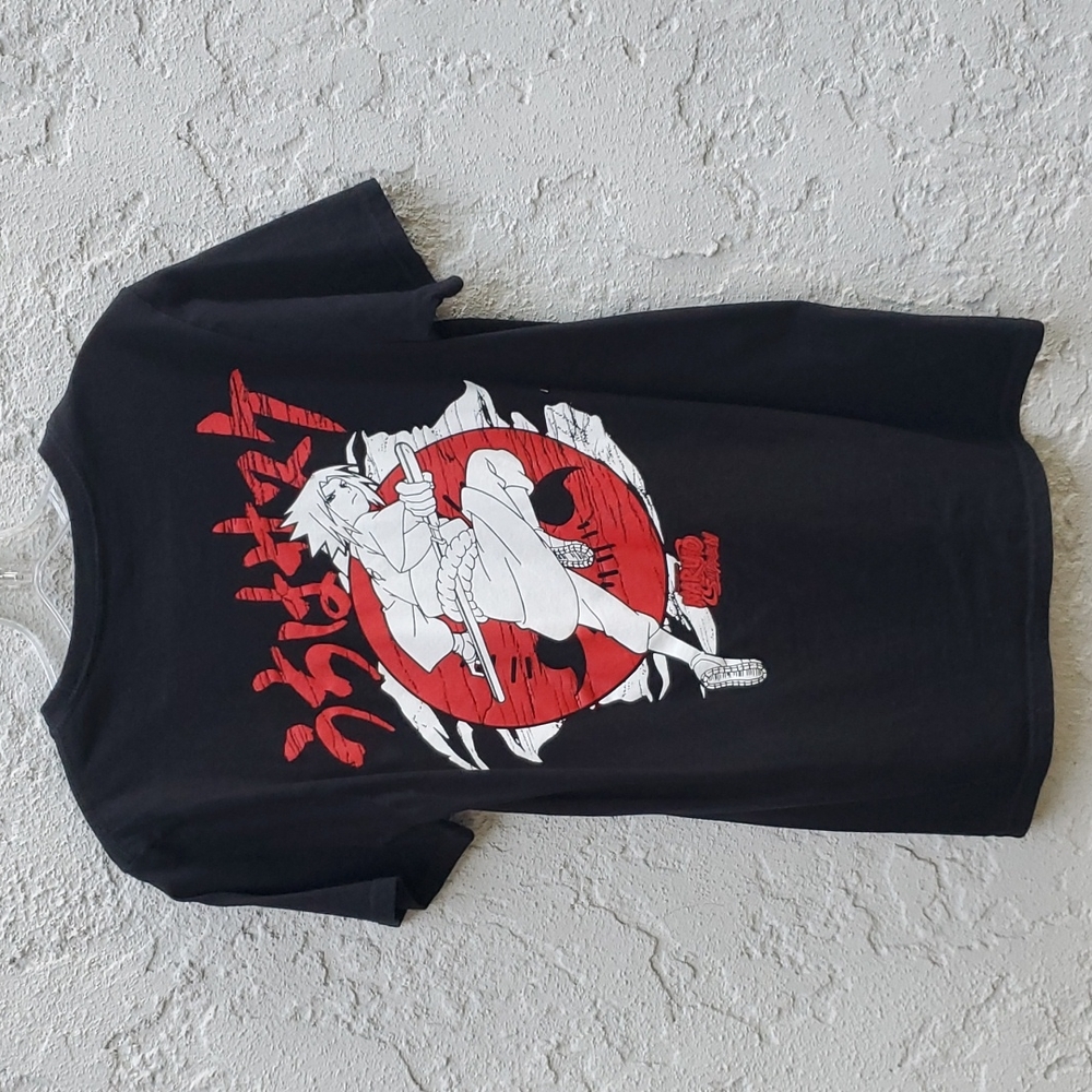 2 Black Naruto Shippuden Short Sleeve T-Shirts Size Small - Picture 6 of 10